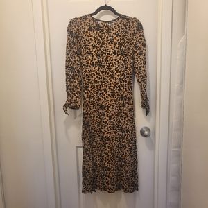 Reformation Leopard Print Port Dress